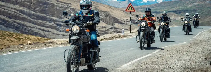 A group of riders